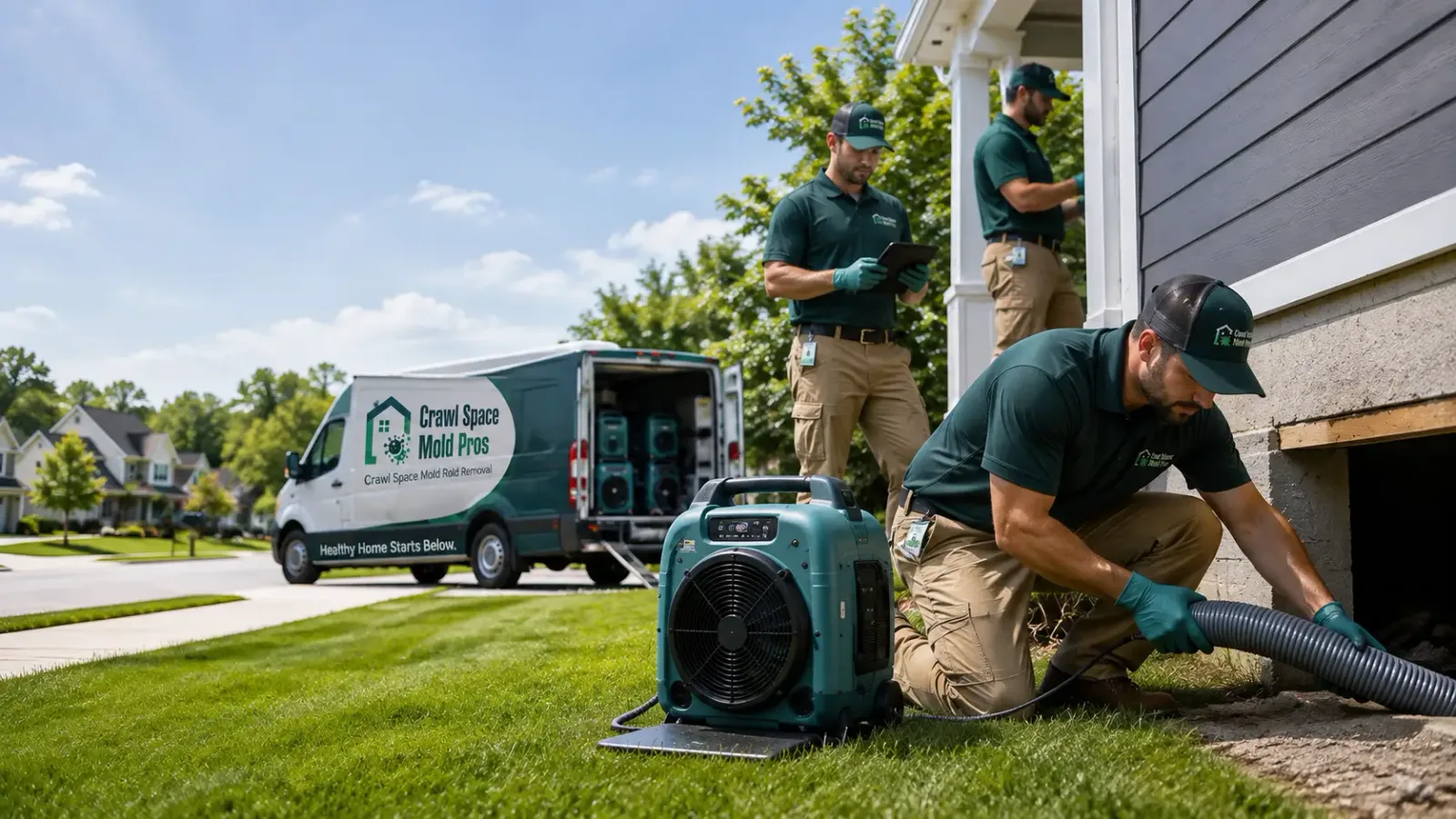 Crawl Space Mold Removal in Houston, DE